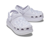 Crush Translucent Floral Clogs - Frosted Grape