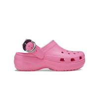 Classic Platform Dipped Buckle Clogs - Pink