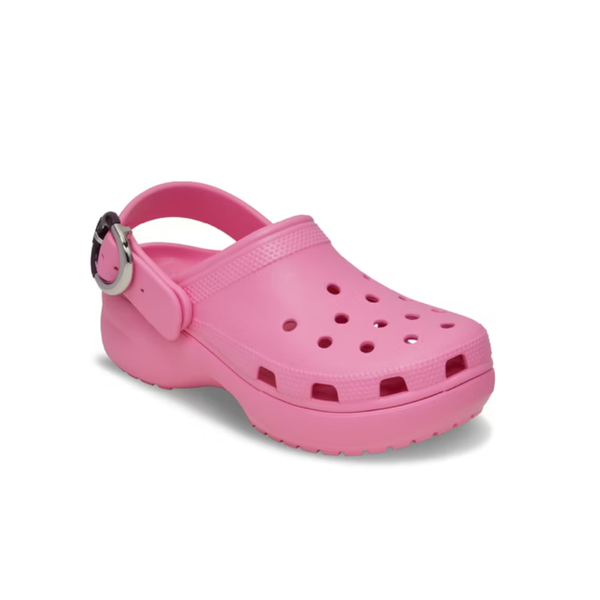 Giày Clog Nữ Crocs Classic Platform Dipped Buckle - Pink Lemonade