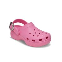 Classic Platform Dipped Buckle Clogs - Pink