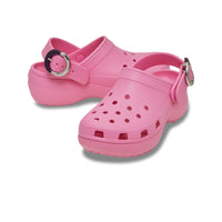 Classic Platform Dipped Buckle Clogs - Pink