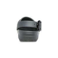 Classic Enamel Buckle Clogs - Carbon