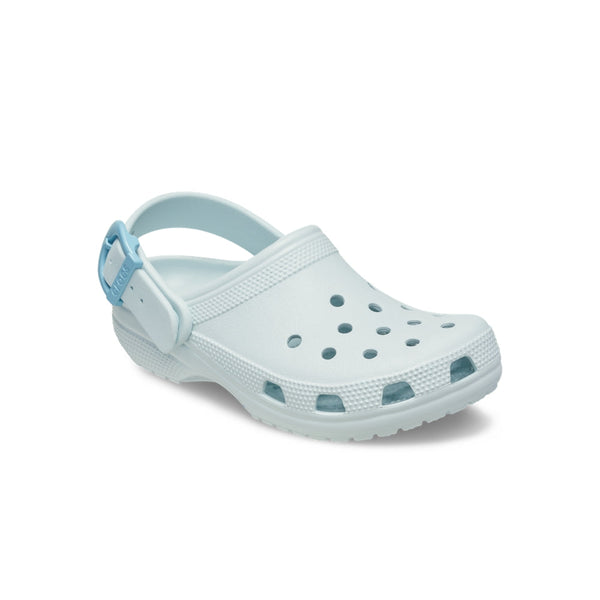 Giày Clog Unisex Crocs Classic Enamel Buckle - Vapor Ice