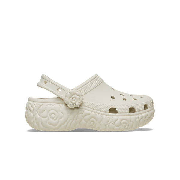 Giày Clog Nữ Crocs Classic Platform Bloom - Summit White