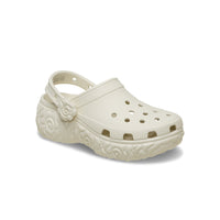 Classic Platform Bloom Clogs - Summit White