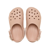 Classic Metallic Buckle Clogs - Blush