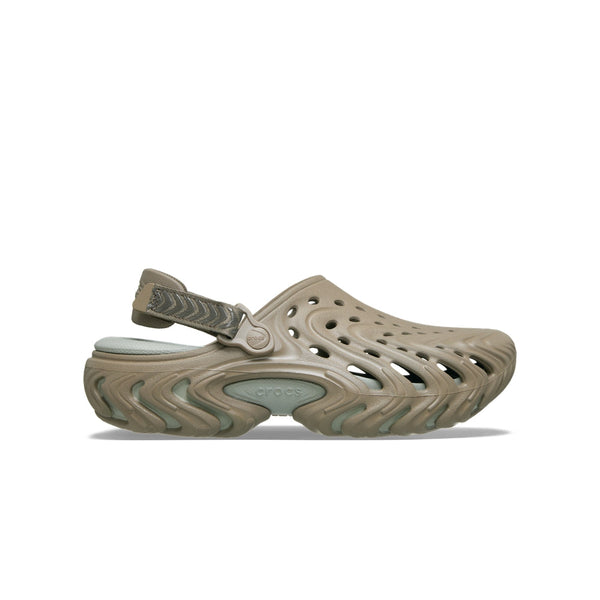Giày Clog Unisex Crocs Echo II Chrome - Khaki Chrome
