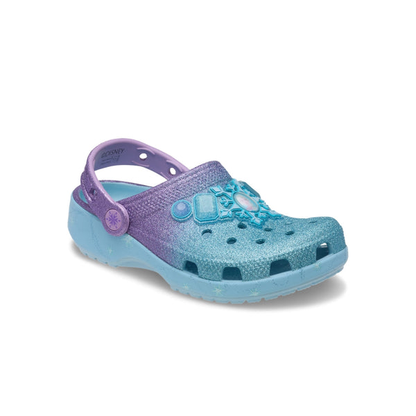 Giày Clog Trẻ Em Crocs Toddler Classic Frozen Elsa