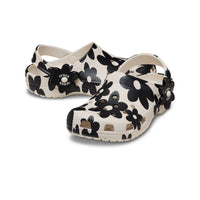Kids' Classic Pop Petals Clogs - Summit White / Black
