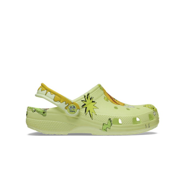 Giày Clog Trẻ Em Crocs Classic Glow Silly Slime - Glow-Light