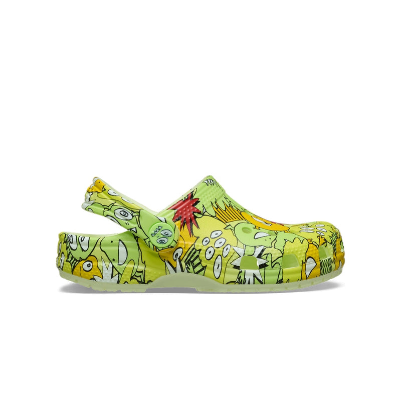 Toddlers' Classic Glow Monster Camo Clogs - Glow-Light