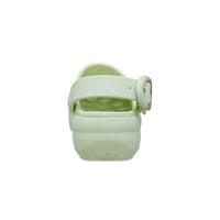 Platform Dipped Metallic Buckle Clogs - Apple Ice