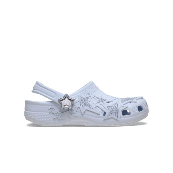 Giày Clog Unisex Crocs Classic Snow Day Stars - Sky Ice