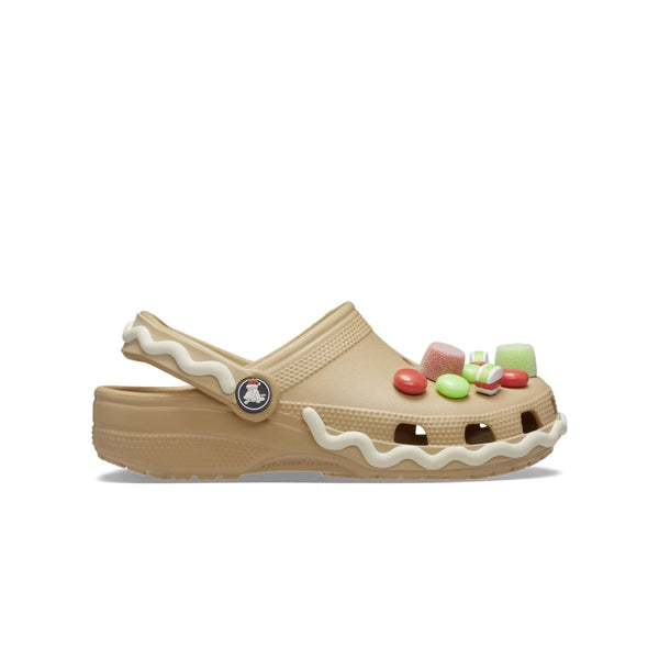 Giày Clog Unisex Crocs Classic Gingerbread - Beige