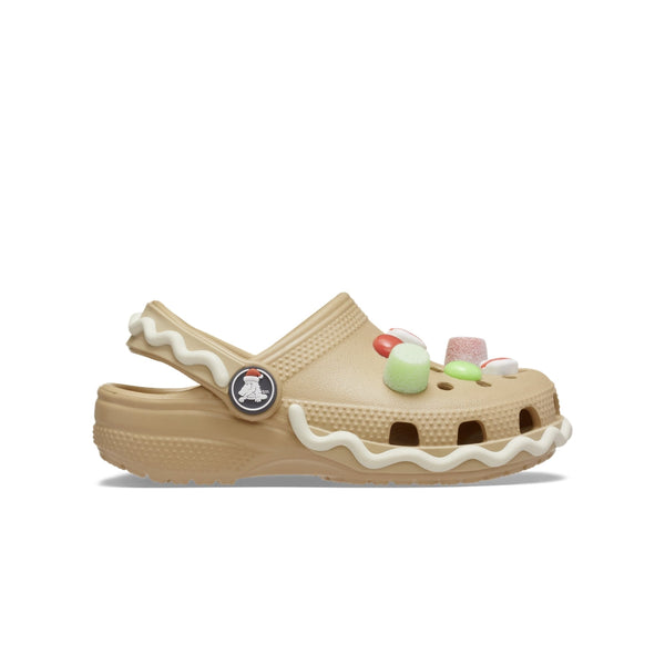 Giày Clog Trẻ Em Crocs Classic Gingerbread - Beige