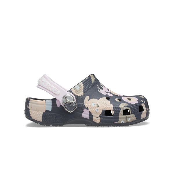 Giày Clog Trẻ Em Crocs Toddler Classic Petite Pets - Carbon