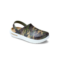 Inmotion Camouflage Clogs - Army Green / Multi