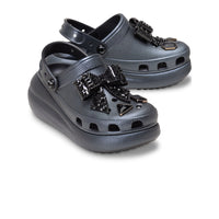 Crush Bedazzled Bows Clogs - Black