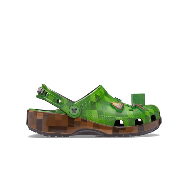 Giày Clog Trẻ Em Crocs Minecraft Green Classic