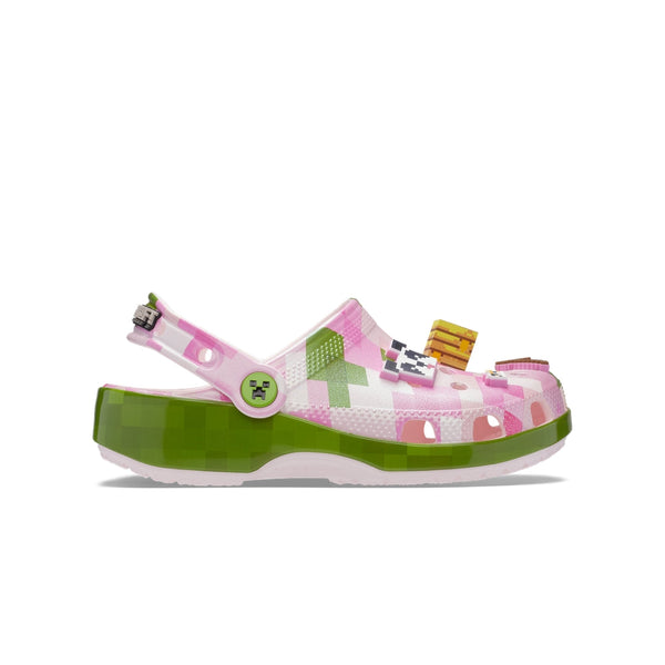Giày Clog Trẻ Em Crocs Minecraft Pink Classic