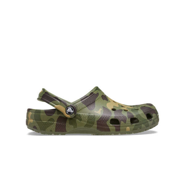 Giày Clog Unisex Crocs Classic Duck Camo - Black/Cargo