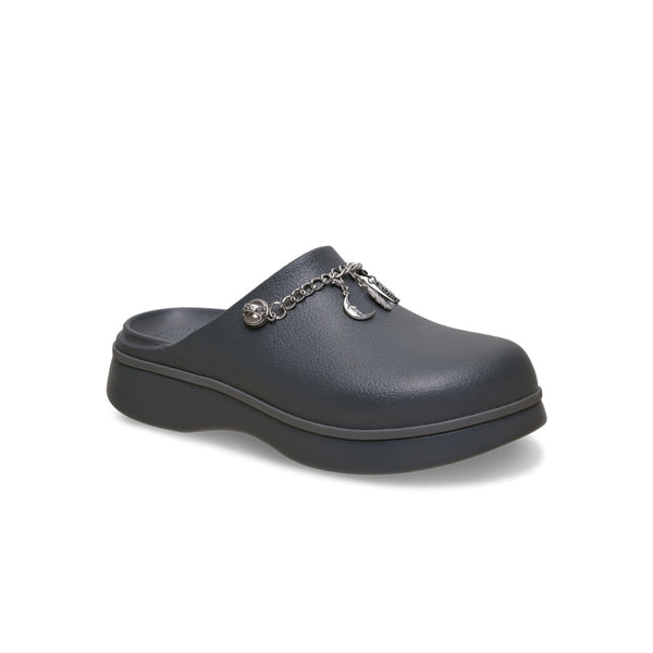 Giày Clog Nữ Crocs Dylan Notched Boho - Carbon
