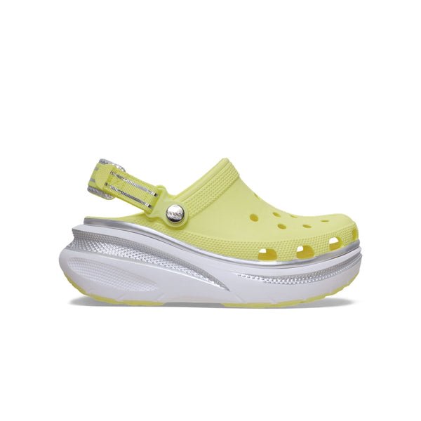 Giày Clog Unisex Crocs New Crush Metallic - Banana Ice