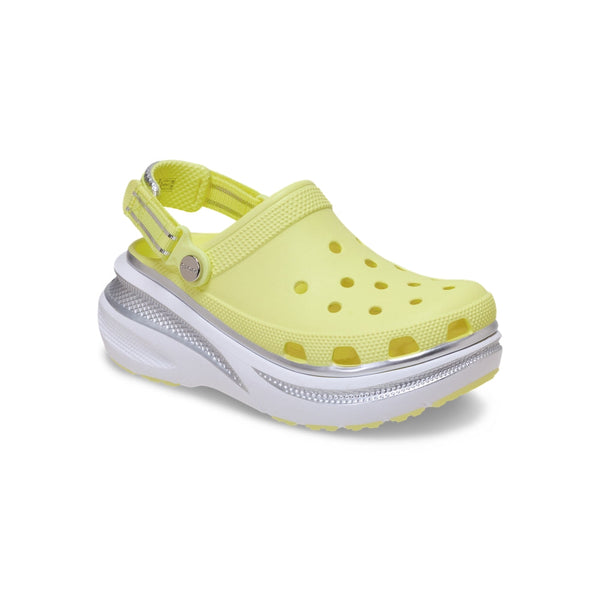 Giày Clog Unisex Crocs New Crush Metallic - Banana Ice