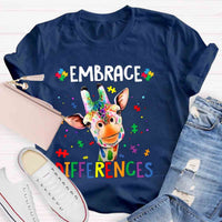 Embrace Differences Special Education Teachers T-Shirt