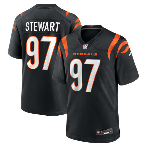 Cincinnati Bengals Shemar Stewart Nike Black Team Game Jersey