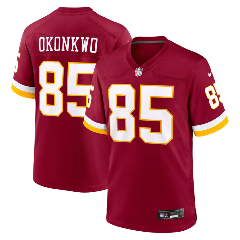 Washington Commanders Chigoziem Okonkwo Burgundy Team Game Jersey
