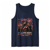 Patriotic Bigfoot Tank Top | USA 250 Years 1776-2026 America Independence Day Graphic | Premium Lightweight Breathable Fabric | Summer 4th of July Gift for Men Women