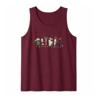 Hairdresser Christmas Tank, Christmas Hairstylist Tank Top, Holiday Salon Sleeveless Tee, Retro Hair Stylist Tank, Beauty Xmas Present