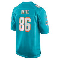 Miami Dolphins Jared Wayne Aqua Team Game Jersey