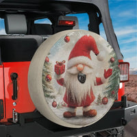 Holiday Winter Gnome Wheel Cover, Christmas Gnome Spare Tire Cover, Festive Xmas Tire Protector, Waterproof Seasonal Decor for Jeep SUV