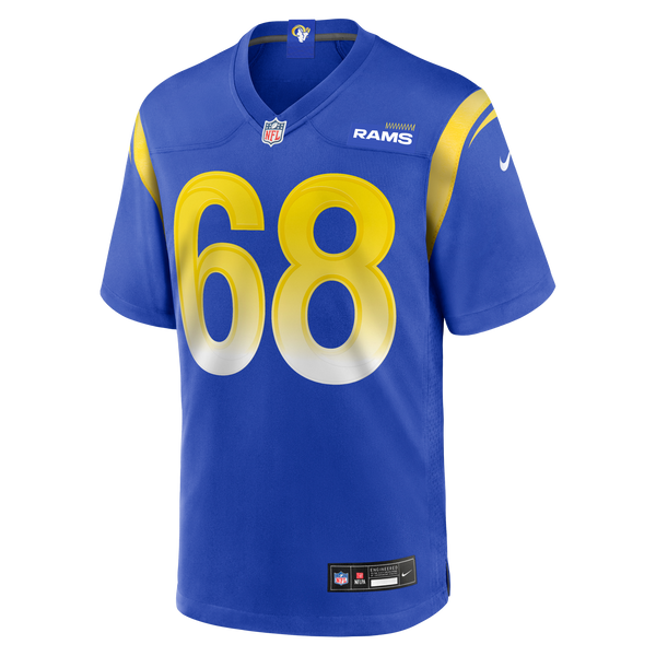 Los Angeles Rams David Quessenberry Nike Royal Team Game Jersey