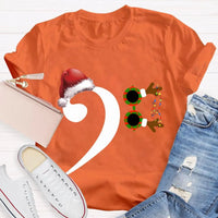 Festive Holiday Graphic T-Shirt, Christmas Santa Hat Shirt, Adorable Santa Hat Christmas Tee, Merry Xmas Party Unisex Holiday Shirt