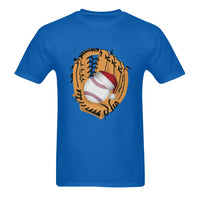 Christmas Baseball Shirt, Santa Hat Baseball T-Shirt, Holiday Sports Graphic Tee, Two Sided Print Tee, Present for Baseball Fans and Players