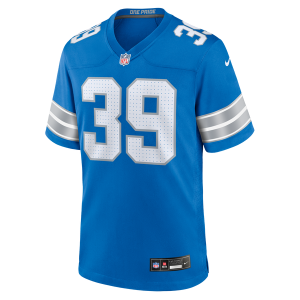 Detroit Lions Jake Bates Nike Blue Team Game Jersey