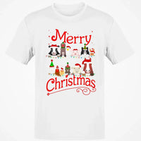 Merry Christmas Graphic Tee, Christmas Is Coming Farm Animals Shirt, Unisex Holiday Season T-Shirt, Adorable Animal Lover Christmas T-Shirt
