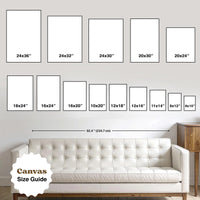 Nostalgic Christmas Oil Painting Canvas Print, Santa Claus and Reindeer Canvas Wall Art, Vintage Holiday Canvas Decor, Santa Christmas Present