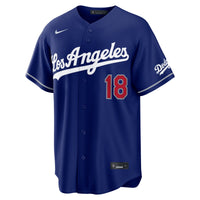 Los Angeles Dodgers Yoshinobu Yamamoto Royal Alternate Stadium Jersey