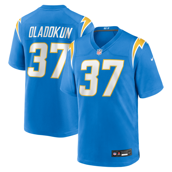 Los Angeles Chargers Jordan Oladokun Nike Powder Blue Team Game Jersey