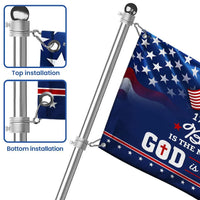 250 Years America Patriotic House Flag | 1776-2026 Blessed Nation | UV-Resistant Polyester | Memorial Day Independence Day Gift