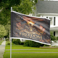 250 Years of Freedom House Flag | USA 250th Anniversary Eagle | Double Sided Weather Resistant Fabric | Collector's Patriotic Outdoor Decor