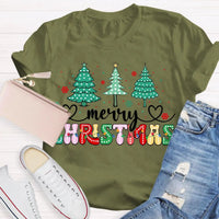 Festive Holiday Teacher Shirt, Christmas Tree Teacher T-Shirt, Retro Christmas Educator Tee, Adorable Teacher Xmas Shirt, Holiday Teacher Present