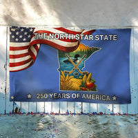 Minnesota 250 Years of America House Flag | North Star State Patriotic Design | Weather-Resistant Polyester | Outdoor Home Decor Gift