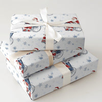 Wheelchair Santa Christmas Gift Wrap, Inclusive Santa Wrapping Paper, Adaptive Holiday Santa Wrapping Paper, Festive Winter Gift Wrap Roll