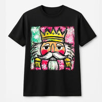 Watercolor Nutcracker Holiday Shirt, Preppy Nutcracker Christmas T-Shirt, Festive Winter Graphic Tee, Adorable Christmas Tee, Present for Her