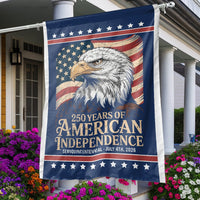 250 Years American Independence House Flag | Semiquincentennial Bald Eagle Design | Weather-Resistant Premium Polyester | Patriotic 2026 Celebration Gift